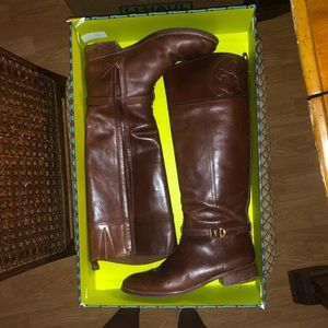 Tory Burch Marlene Riding Boots Size 9
